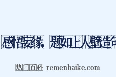 感悟妄缘，题如上人壁造句是什么意思的图片